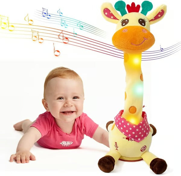 Plush Toy Giraffe 60 Songs & Voice Repeater