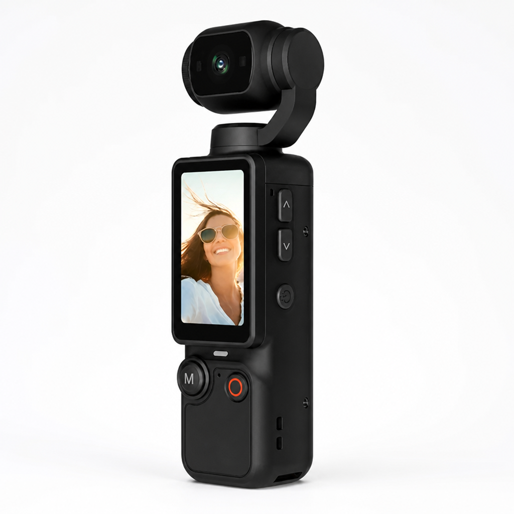 Pocket Camera 1080P Image Stabilization Foldable Touchscreen