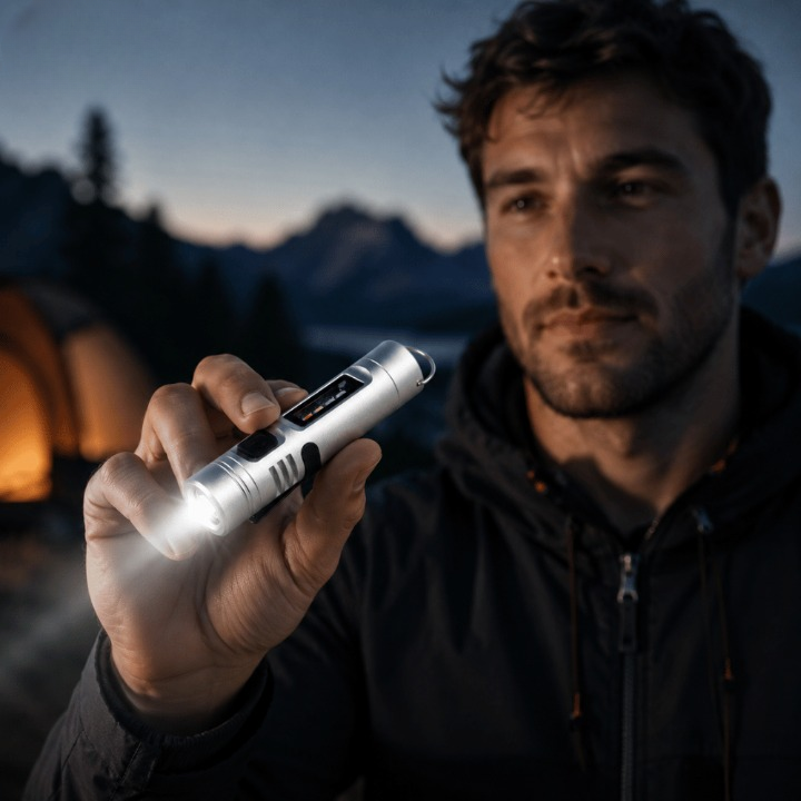 Pocket Flashlight 5-in-1 USB-C Rechargeable 500 Lumens