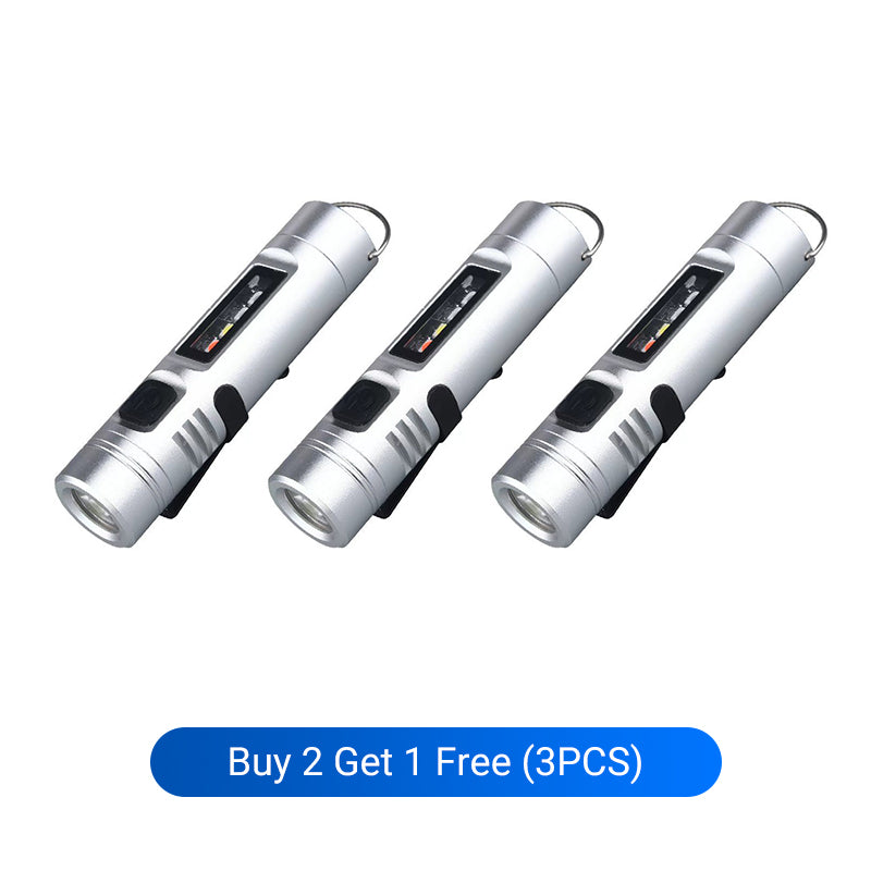 Pocket Flashlight 5-in-1 USB-C Rechargeable 500 Lumens