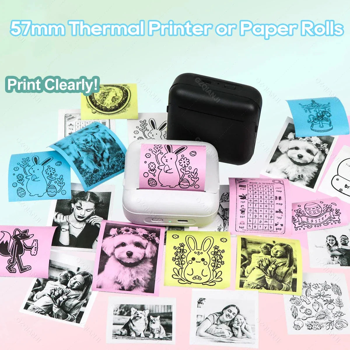 Pocket Thermal Printer Bluetooth Ink-Free