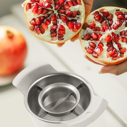 Pomegranate Deseeder Stainless Steel Built-In Bowl & Non-Slip Base