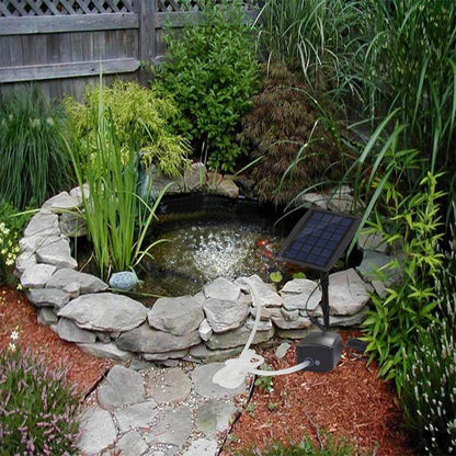 Pond Aerator Solar-Powered 20-Hour Runtime Adjustable Airflow