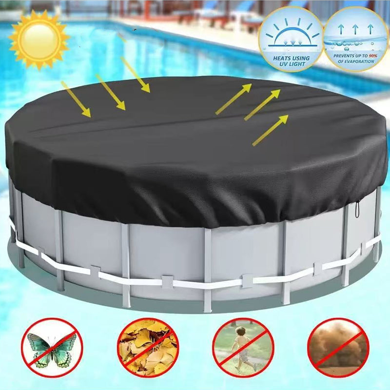 Pool Cover Waterproof 210D Oxford Steel Tension Cable & Winch