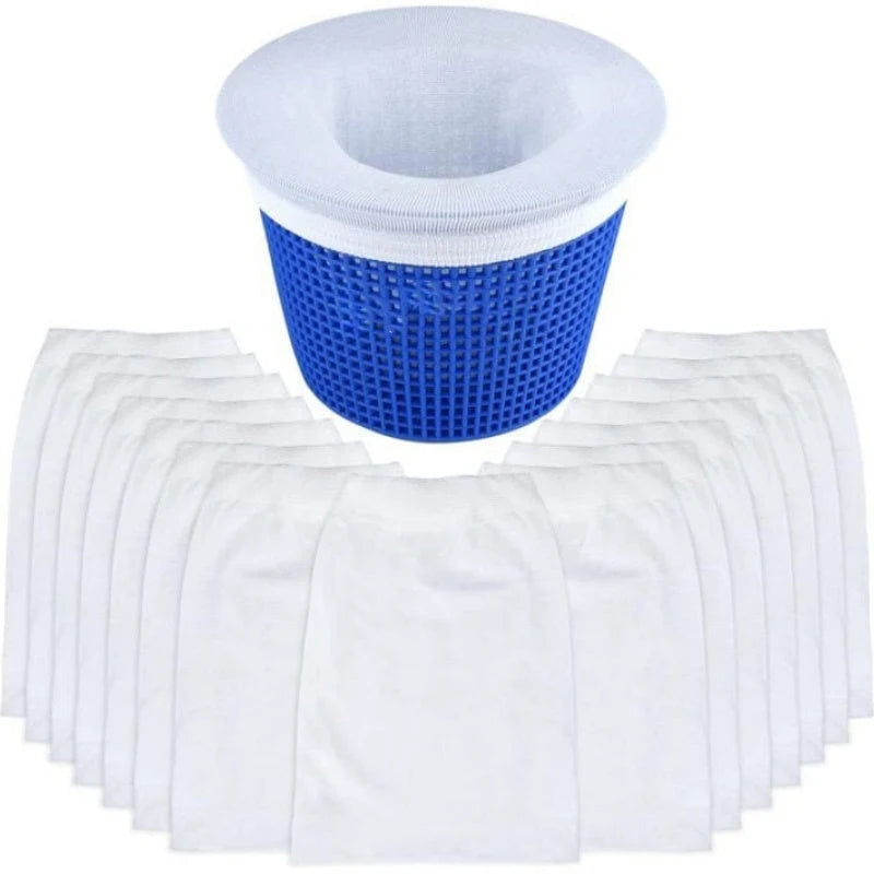 Pool Skimmer Socks Nylon Pre-Filter Fits 5.1-8.7 Inch