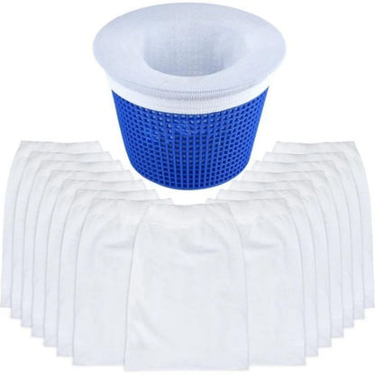 Pool Skimmer Socks Nylon Pre-Filter Fits 5.1-8.7 Inch