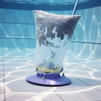 Pool Vacuum Cleaner Hose-Powered Chemical-Free Reusable Mesh Bag