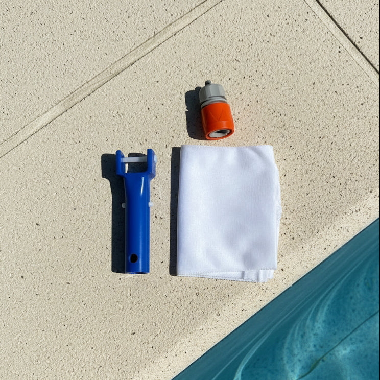 Pool Vacuum Cleaner Hose-Powered Chemical-Free Reusable Mesh Bag