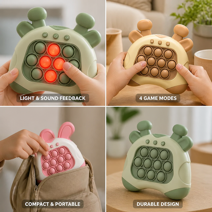 Pop-It Toy Interactive Light & Sound 4 Game Modes