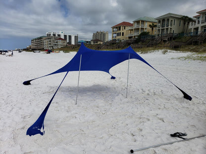 Pop-Up Beach Tent UV-Resistant Windproof Quick Setup