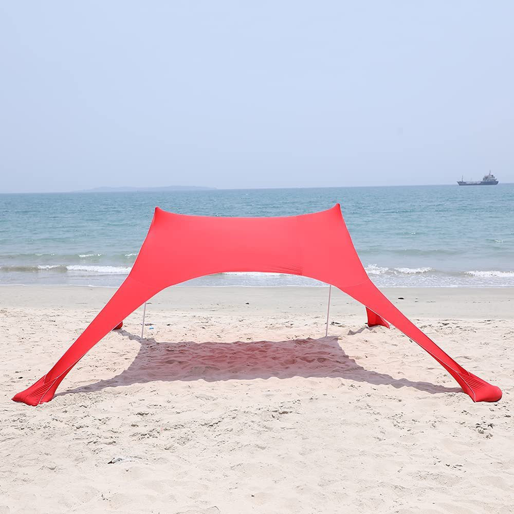 Pop-Up Beach Tent UV-Resistant Windproof Quick Setup