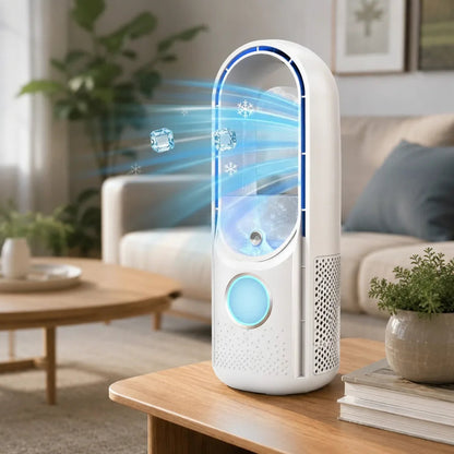 Portable Air Cooler Bladeless Silent Compact
