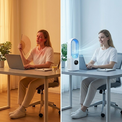 Portable Air Cooler Bladeless Silent Compact