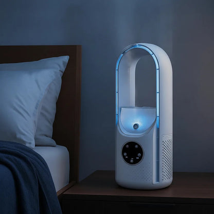 Portable Air Cooler Bladeless Silent Compact