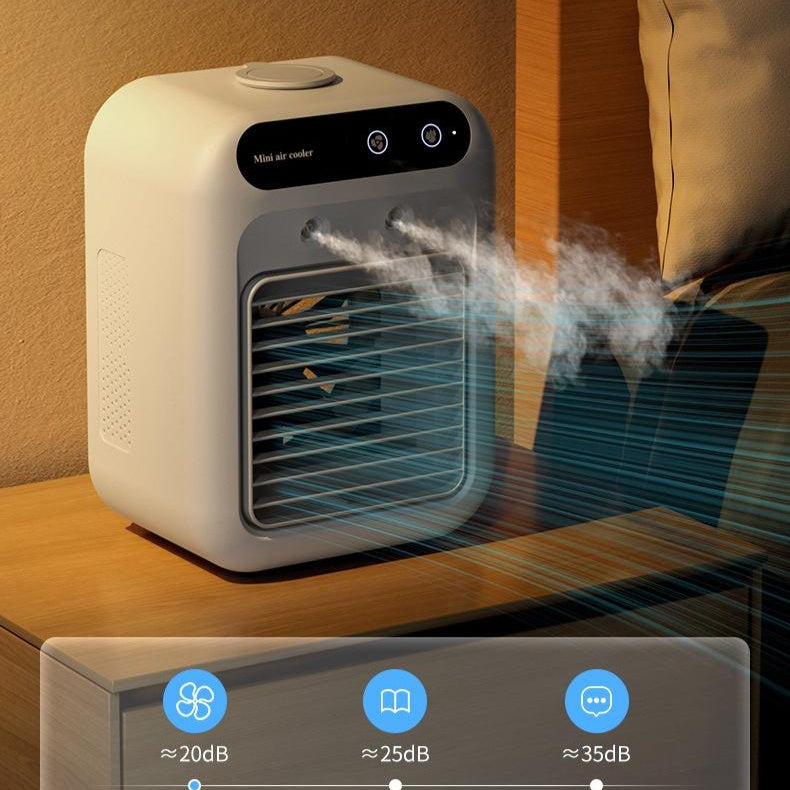 Portable Air Cooler Water Misting USB Rechargeable