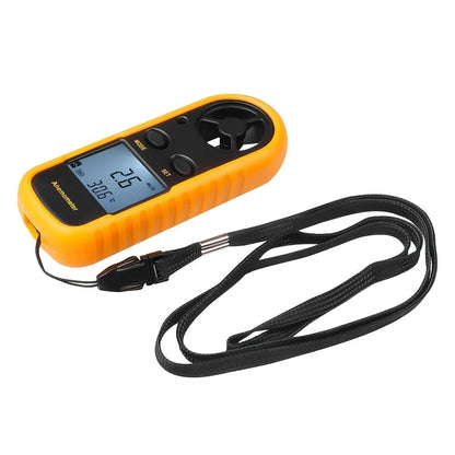 Portable Anemometer LCD Backlit Selectable Units