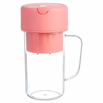 Portable Blender USB Rechargeable 6-Blade Stainless Steel Leak-Proof 420ml