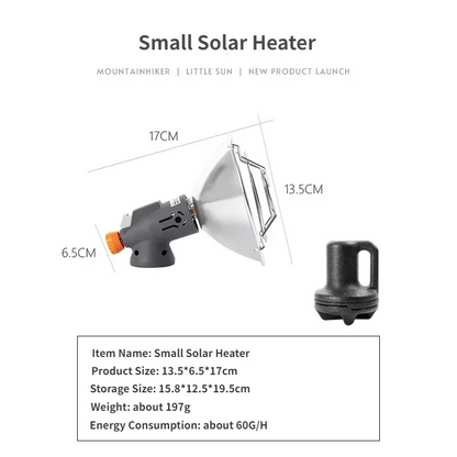 Portable Gas Heater Radar Reflector Butane/Propane Compatible