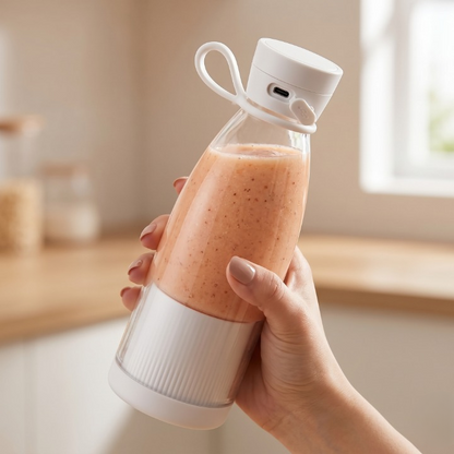 Portable Smoothie Blender USB Rechargeable 6-Blade
