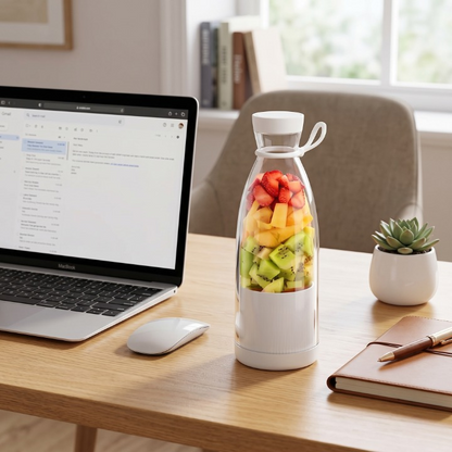 Portable Smoothie Blender USB Rechargeable 6-Blade