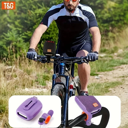 Portable Speaker Wireless Clip-On Silicone Clamp TF & USB