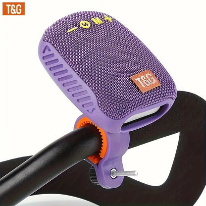 Portable Speaker Wireless Clip-On Silicone Clamp TF & USB