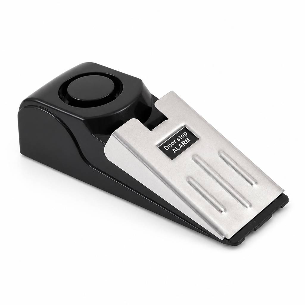 Portable & Tool-Free Doorstop Alarm