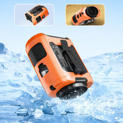 Portable Waist Fan Clip-On Hands-Free USB Rechargeable