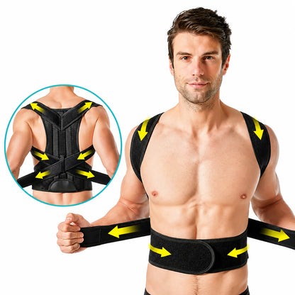 Posture Corrector Breathable Mesh Adjustable Fit