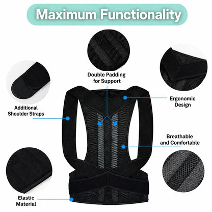 Posture Trainer Breathable Mesh Velcro Closure