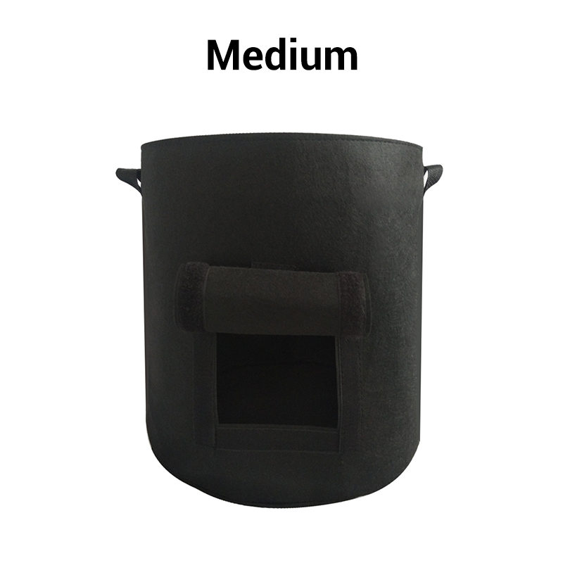 Potato Growing Bag Harvest Window Breathable Non-Woven Reinforced Handles
