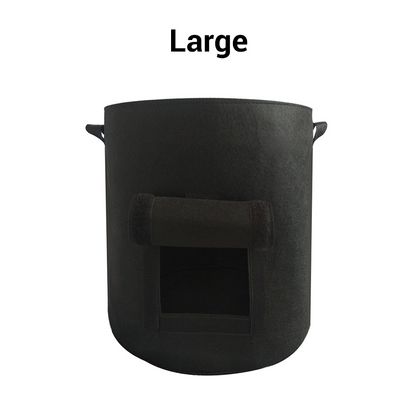 Potato Growing Bag Harvest Window Breathable Non-Woven Reinforced Handles