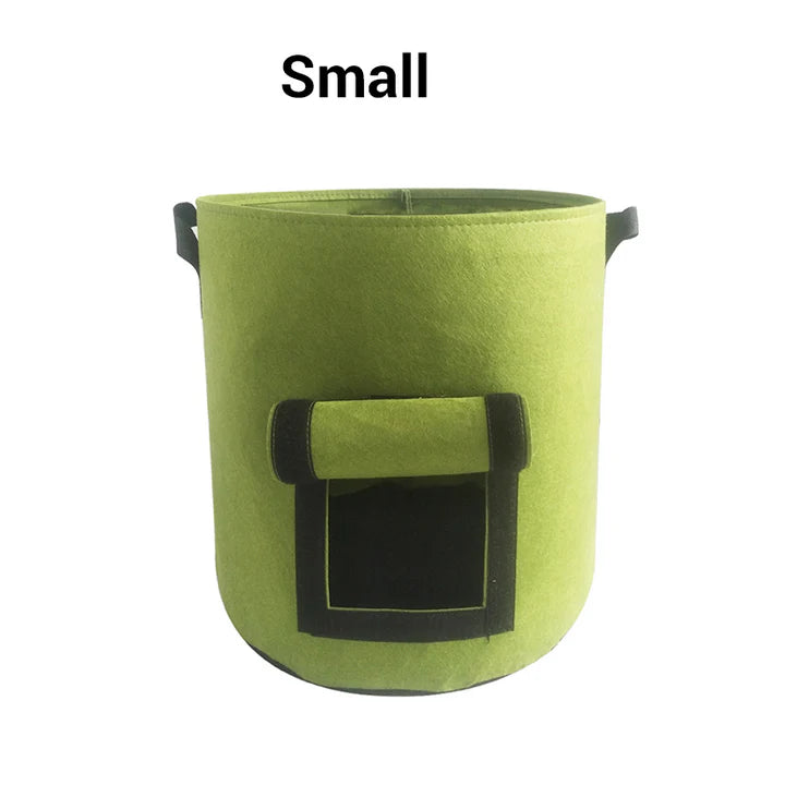 Potato Growing Bag Harvest Window Breathable Non-Woven Reinforced Handles