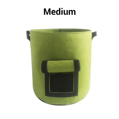 Potato Growing Bag Harvest Window Breathable Non-Woven Reinforced Handles