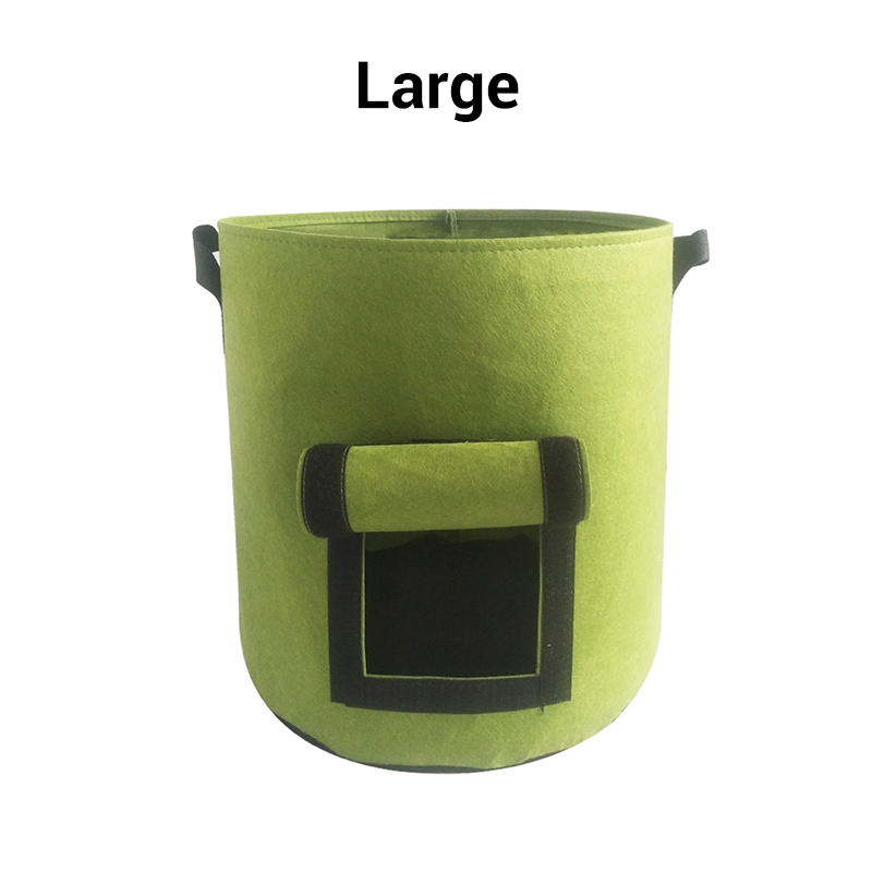 Potato Growing Bag Harvest Window Breathable Non-Woven Reinforced Handles