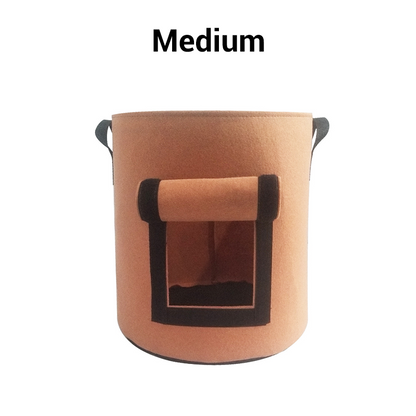 Potato Growing Bag Harvest Window Breathable Non-Woven Reinforced Handles