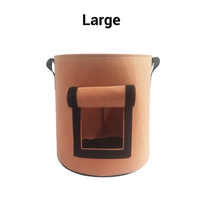 Potato Growing Bag Harvest Window Breathable Non-Woven Reinforced Handles
