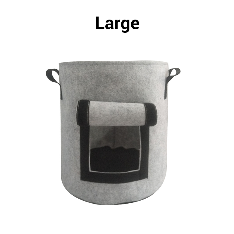 Potato Growing Bag Harvest Window Breathable Non-Woven Reinforced Handles