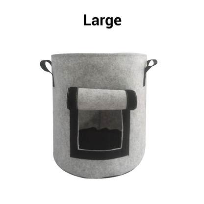 Potato Growing Bag Harvest Window Breathable Non-Woven Reinforced Handles