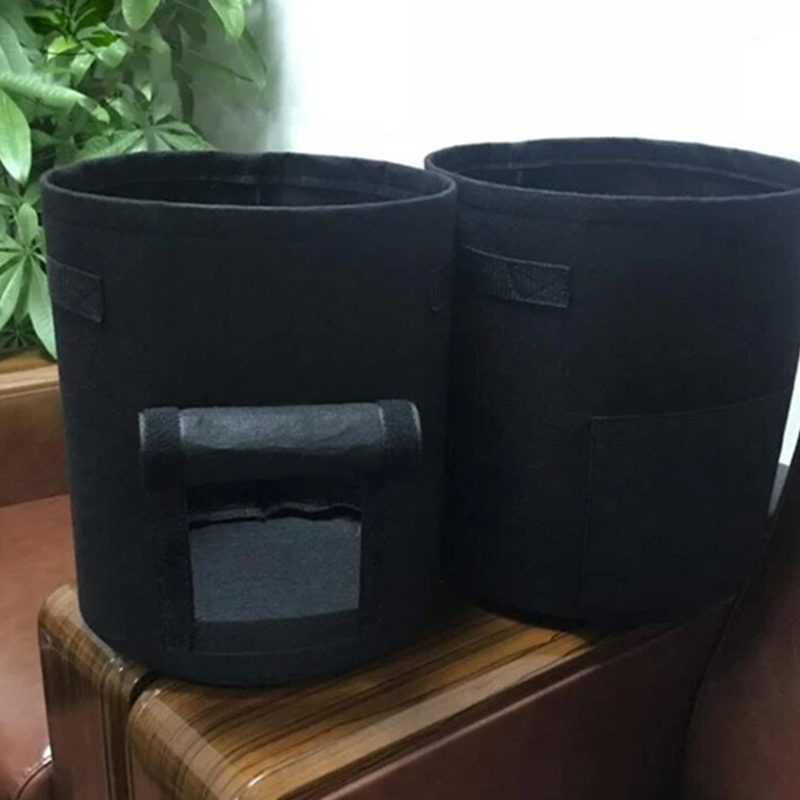 Potato Growing Bag Harvest Window Breathable Non-Woven Reinforced Handles