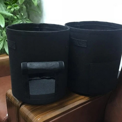 Potato Growing Bag Harvest Window Breathable Non-Woven Reinforced Handles