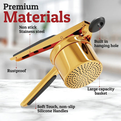 Potato Press Stainless Steel Smooth Mash