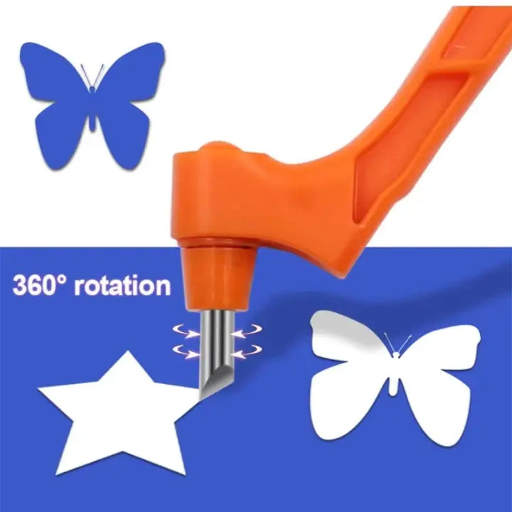 Precision Craft Cutter Set Angled Heads Replaceable Blades