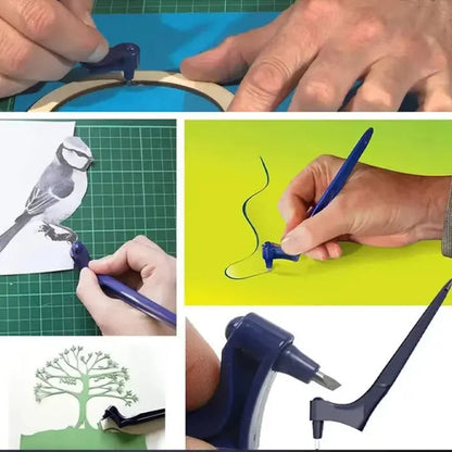 Precision Craft Cutter Set Angled Heads Replaceable Blades