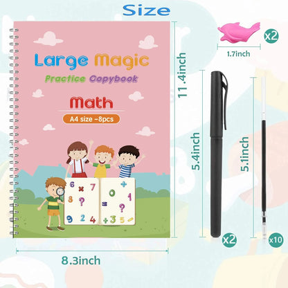 Preschool Writing Set 4 Workbooks Tear-Resistant Pages