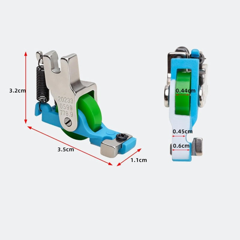 Presser Foot Integrated Rollers Fits Most Machines