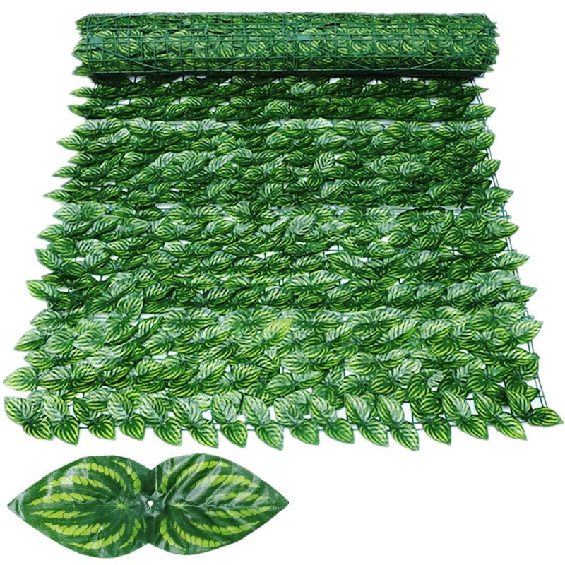 Privacy Screen Realistic Leaf UV-Resistant Cut To Fit