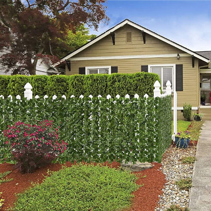 Privacy Screen Realistic Leaf UV-Resistant Cut To Fit