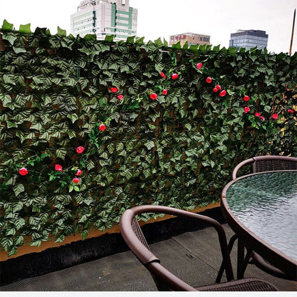 Privacy Screen Realistic Leaf UV-Resistant Cut To Fit