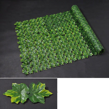 Privacy Screen Realistic Leaf UV-Resistant Cut To Fit
